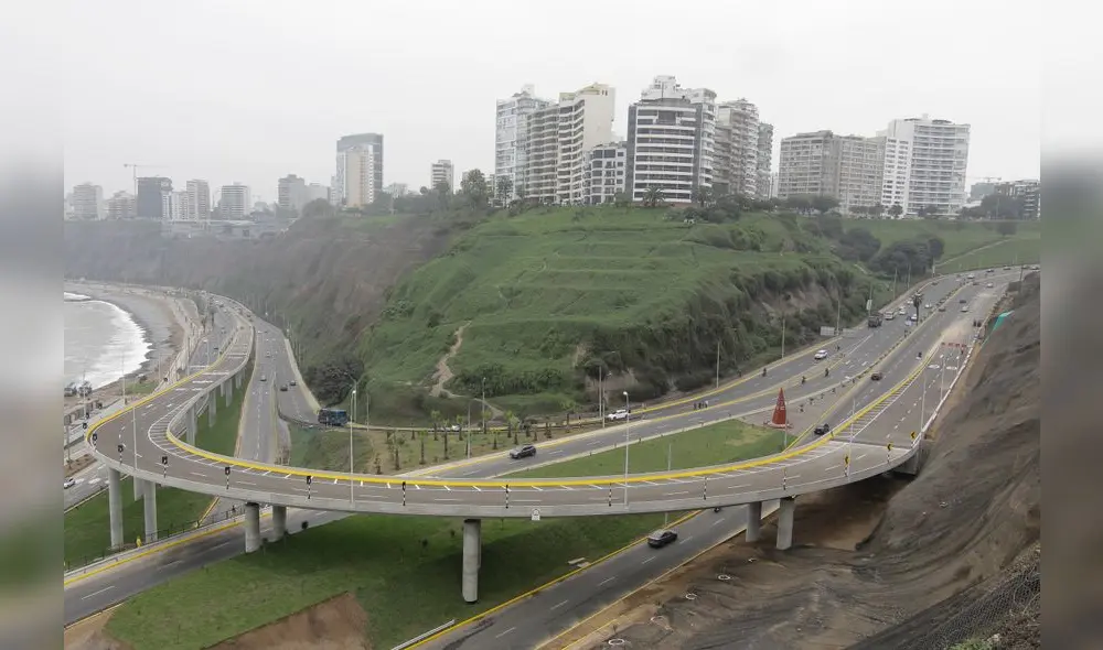 Nueva salida de la costa verde. Viaducto cuenta con aisladores sísmicos en sus 26 pilares. Nueva salida de la costa verde. Viaducto cuenta con aisladores sísmicos en sus 26 pilares.
