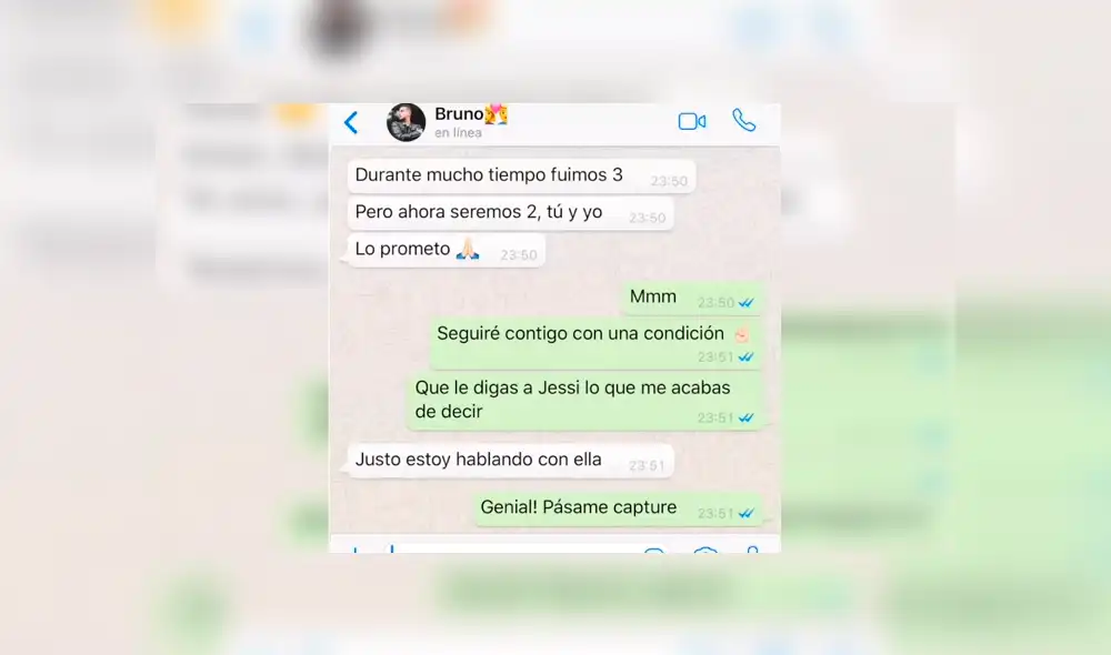 WhatsApp: Joven totalmente ebrio termina revelando oscuro secreto a su novia [FOTOS]
