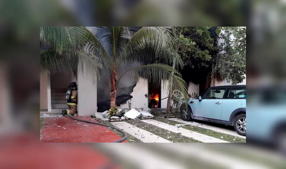 La excampeona mundial de judo Kim Akker en la explosión de una vivienda que alquiló en Quintana Roo, México.