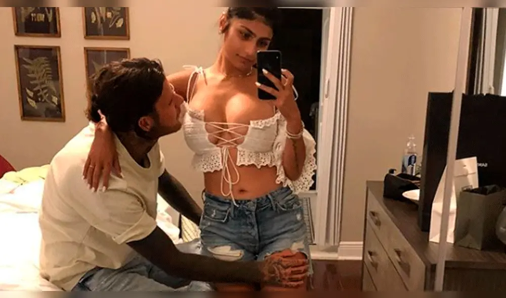 Mia Khalifa y su novio remecen Instagram al posar desnudos en la bañera