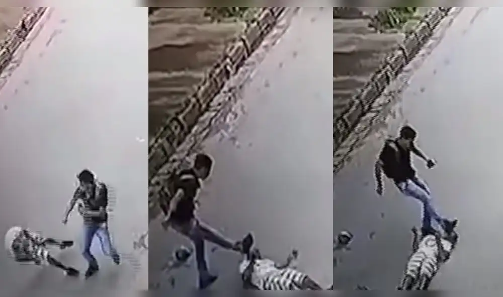 Brasil: Ladrón intenta asaltar a joven, pero termina noqueado de un puñete