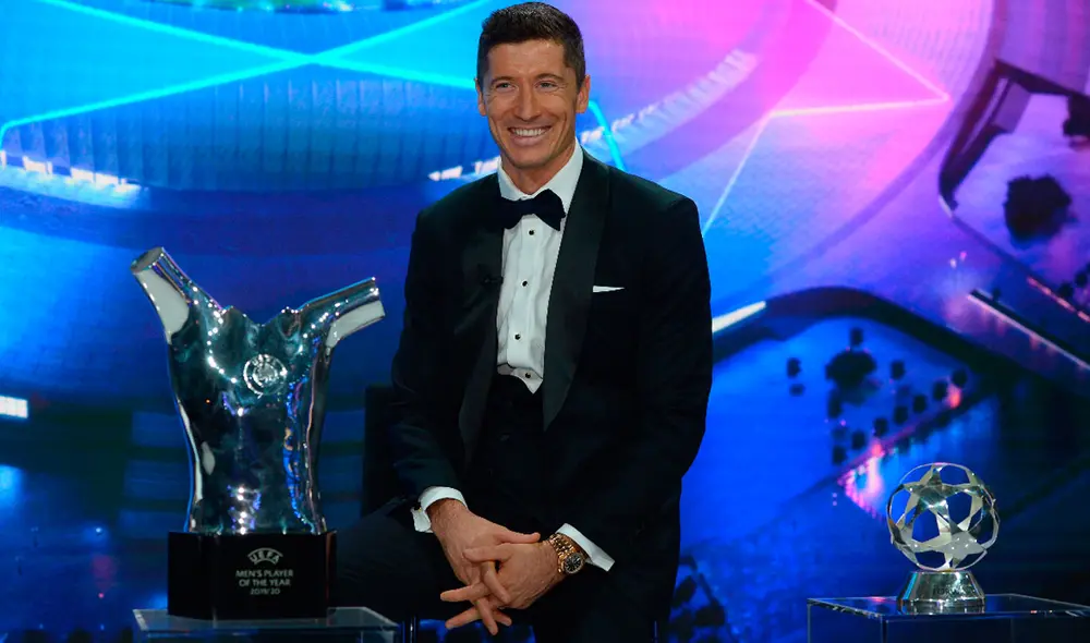 Robert Lewandowski fue elegido como el mejor jugador de la pasada edición de la Champions League. | Foto: EFE