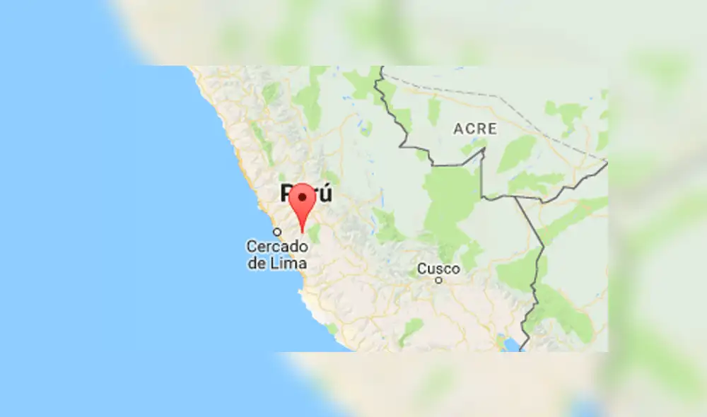 Sismo Lima Perú: Temblor de 4.7 grados se registró en Matucana 