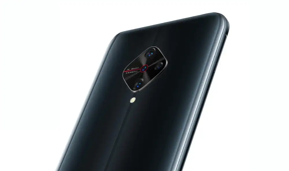 Sistema de cuádruple cámara trasera. | Foto: Vivo