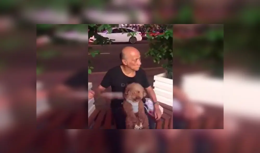 En Facebook, un hombre fue captado por su hija en emotiva escena tras negarse a cuidar a un perro.