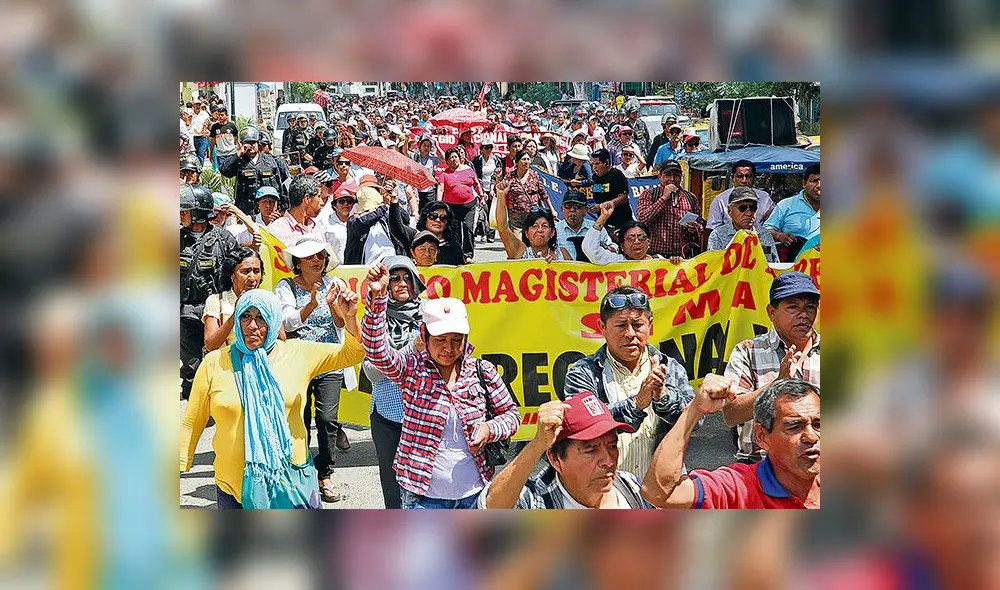 Profesores en huelga aseguran que dirigentes del Sutep no los respaldaron