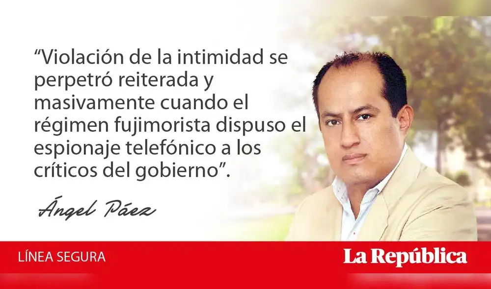 Violación de la intimidad, dices