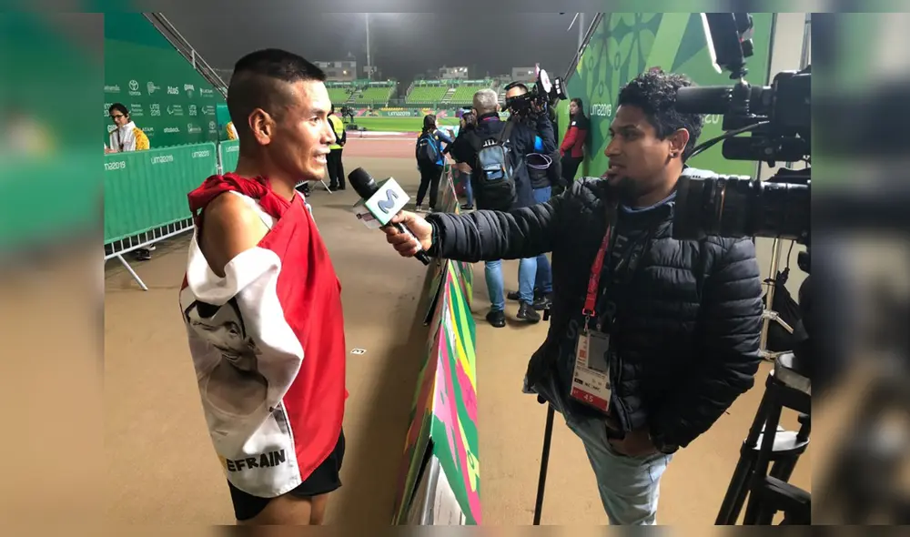 Juegos Parapanamericanos 2019: Pavel Canales, el reportero con discapacidad que cubre el evento en Movistar Deportes. Foto: Twitter @andreavelab