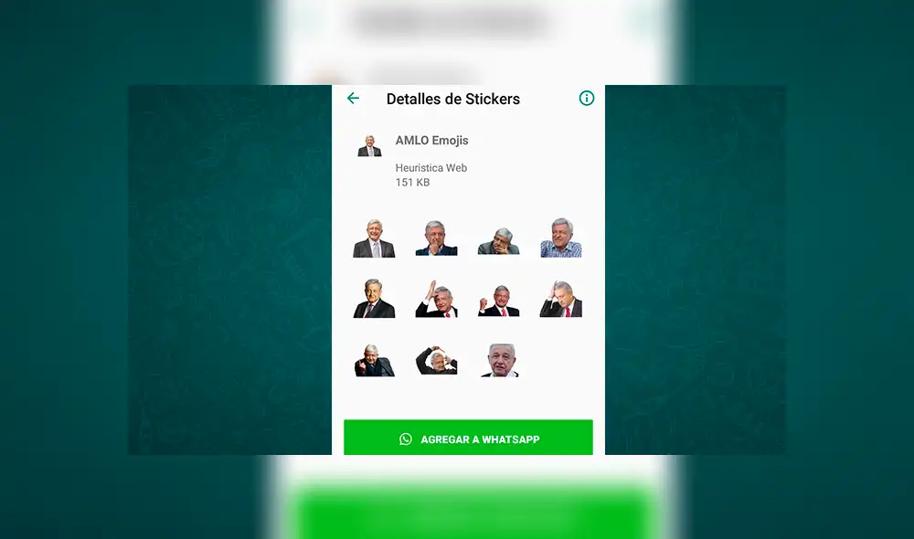 WhatsApp: estos son los divertidos stickers de AMLO que miles de mexicanos ya usan [FOTOS]