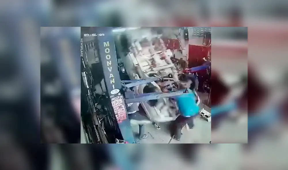 Facebook viral: mecánico comete terrible error al revisar camioneta que puso en peligro su vida [VIDEO]