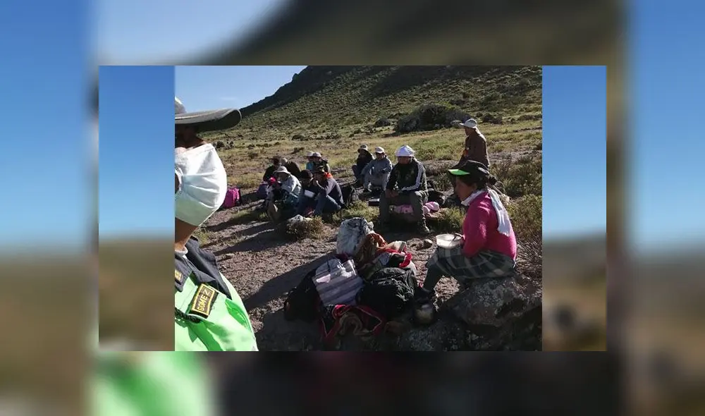 Grupos familiares dejan centro minero y retornan a su natal Chumbivilcas en Cusco.