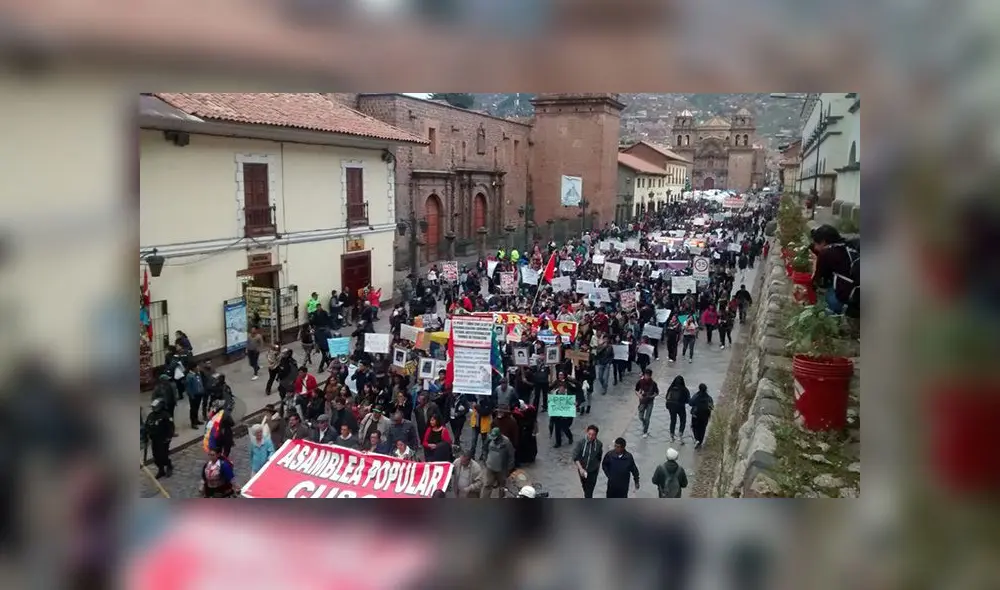 Con multitudinarias marchas el sur pide renuncia de PPK y retorno de Fujimori a prisión [VIDEO]