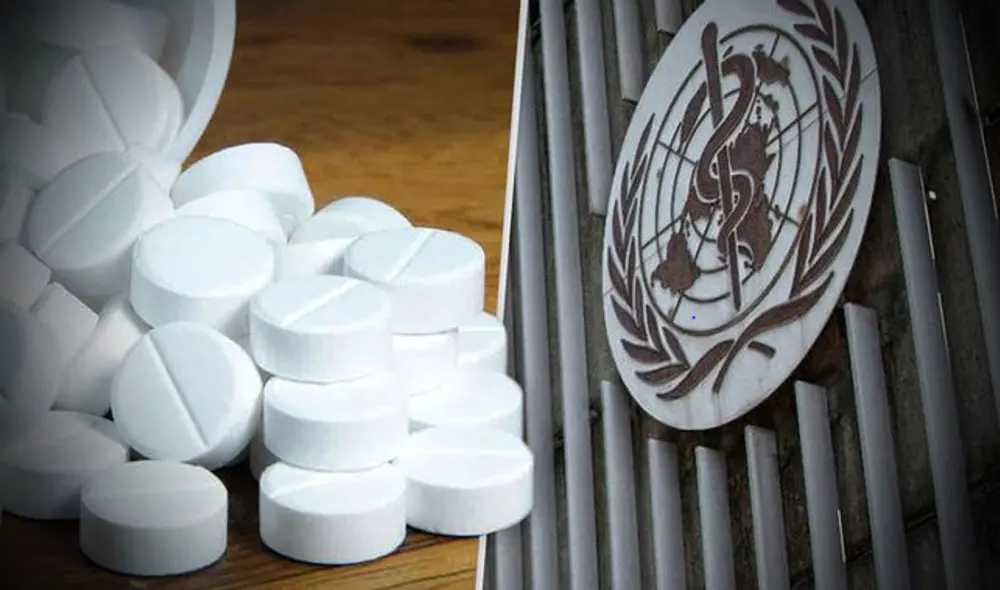 Medicación y OMS. Foto: Composición La República