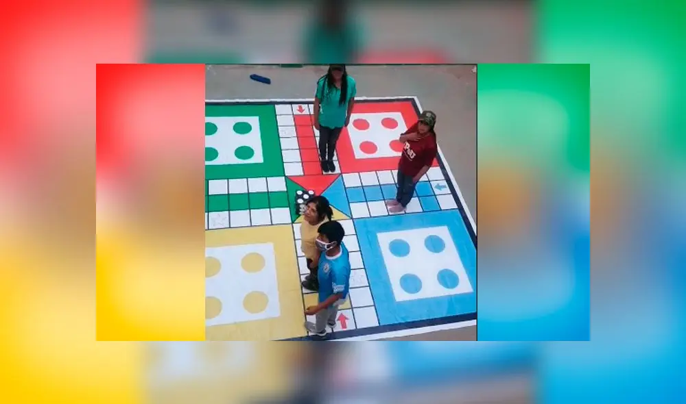 Desliza las imágenes para ver el increíble 'Ludo Club' que hizo una familia para divertirse en casa sin usar aplicativos. Foto: Roger Garcy/tikTok