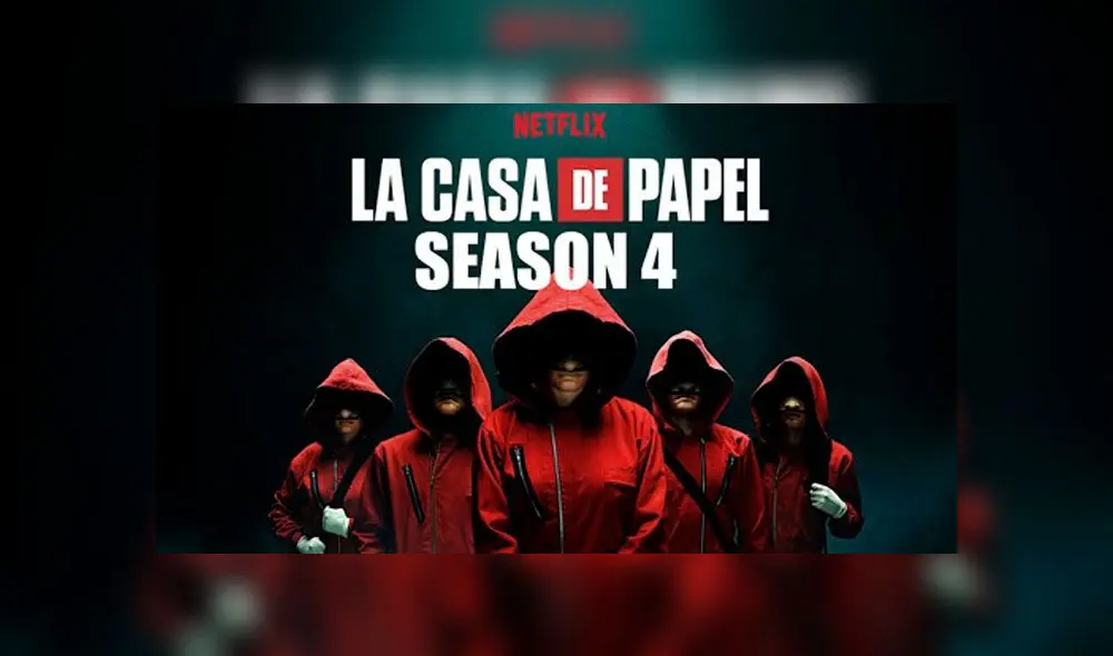 La casa de papel regresa a Netflix con su cuarta entrega. Foto: Netflix La casa de papel regresa a Netflix con su cuarta entrega. Foto: Netflix