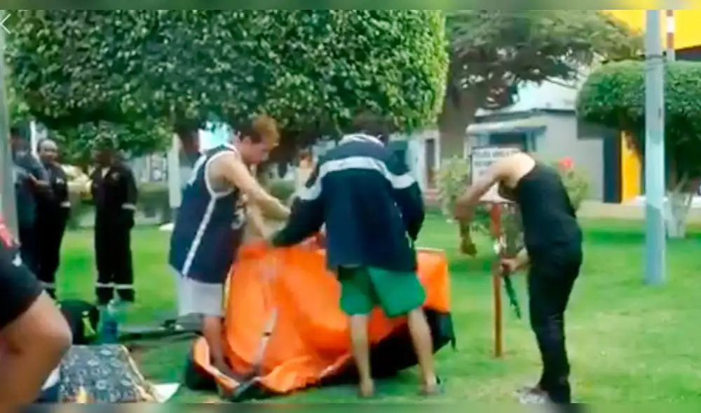 Piura: controversia por desalojo de venezolanos en parque de Talara
