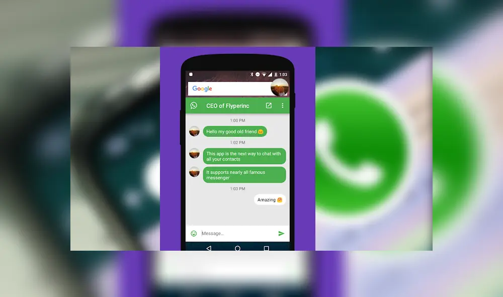 Púlsala y verás que se abrirá una ventana de chat. Foto: Captura.