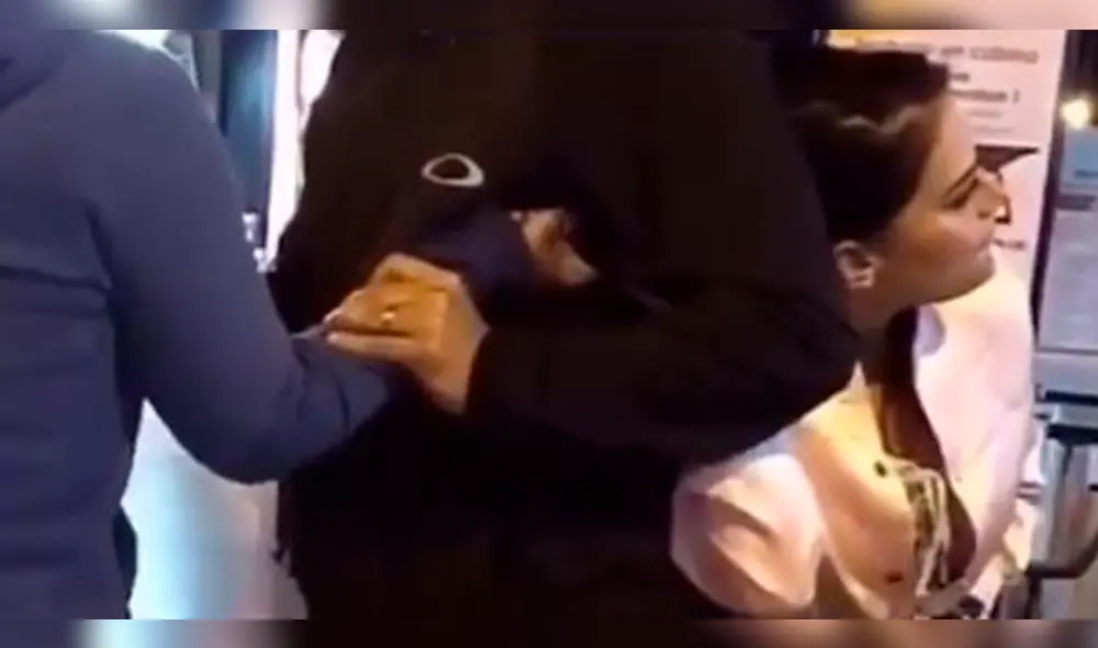Instagram: descubre a esposo y amante en aeropuerto, y su reacción es brutal [VIDEO]