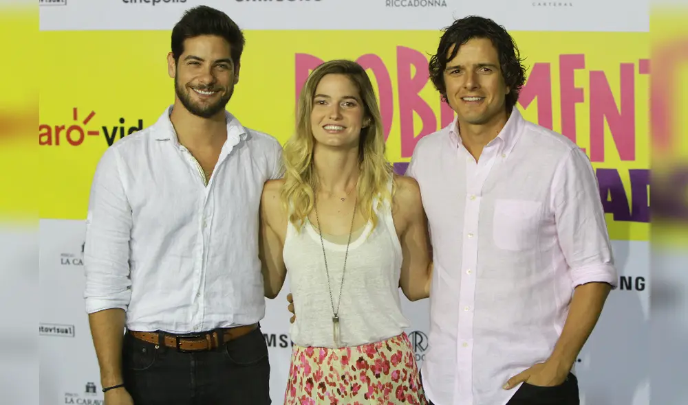 Cano compartió roles con Andrés Wiese y Nicolás Galindo en "Doblemente embarazada". (Foto: Verónica Calderón)