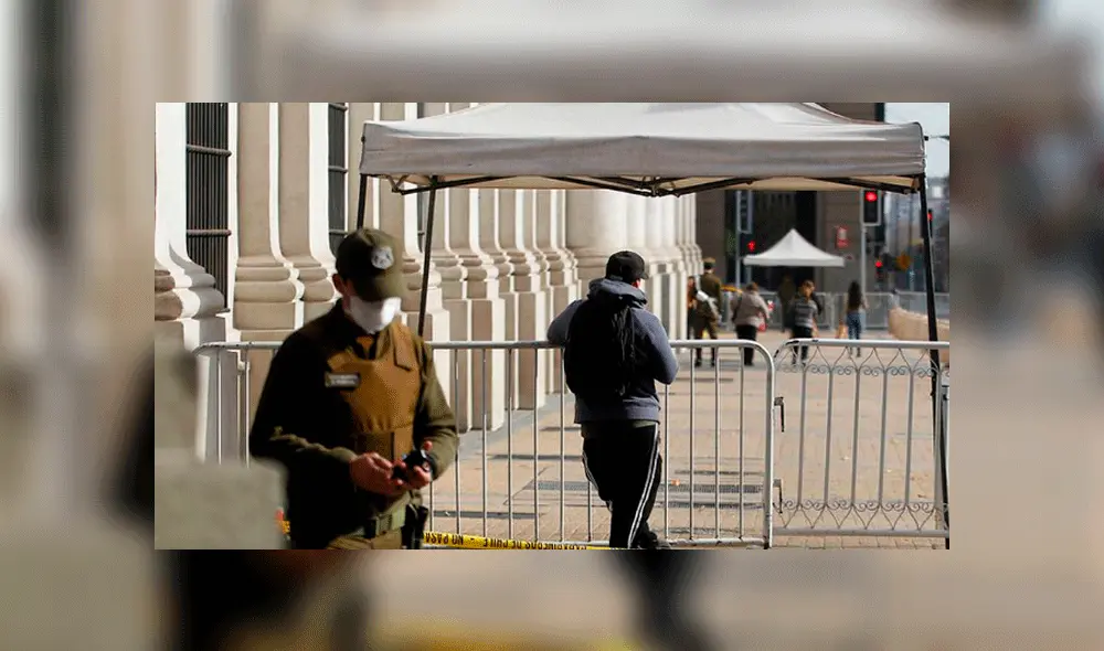 El individuo no aparecía en el registro de personas contagiadas de Carabineros. Fuente: 24 Horas.