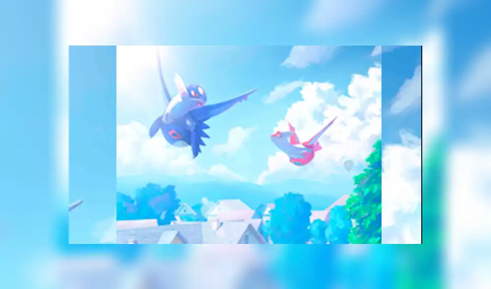 Latios, Latias y Charizard X aparecen en la pantalla de carga de Pokémon GO. Foto: Niantic.