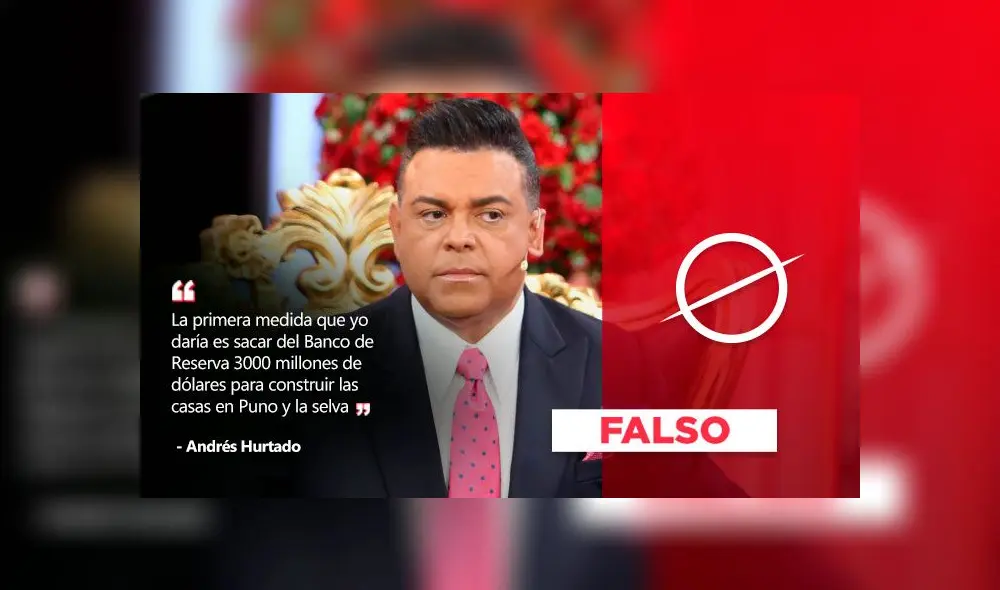 Declaraciones de Andrés Hurado durante una entrevista.