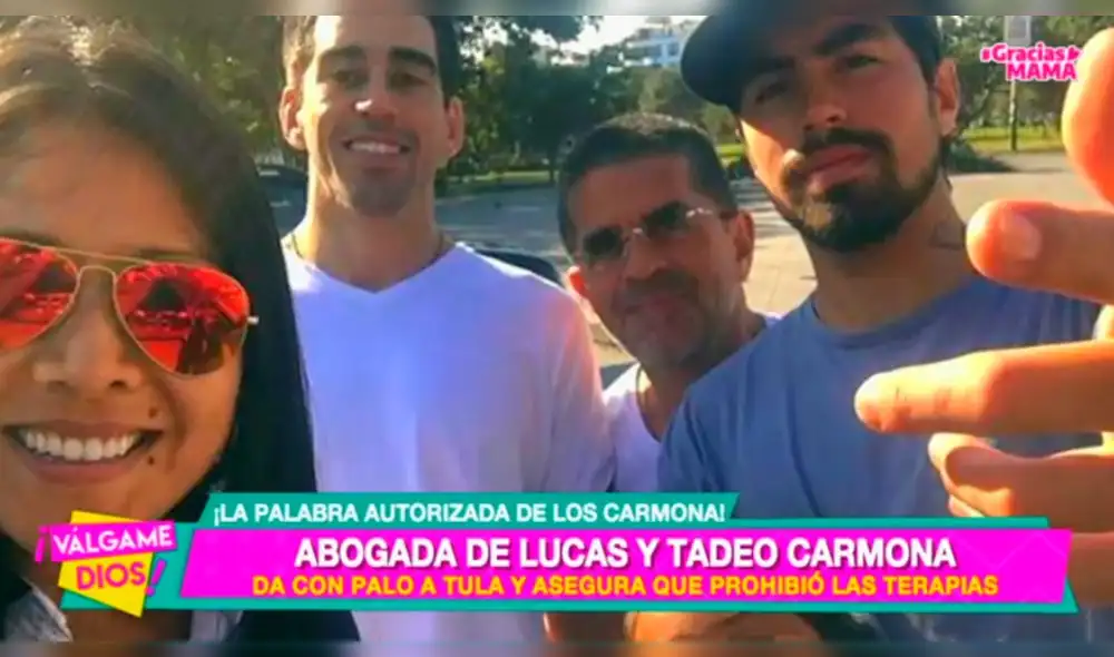 Tula Rodríguez ordena que Javier Carmona no pueda contar con terapeutas