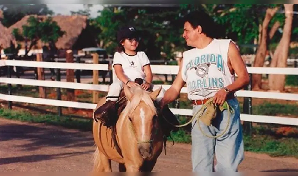 José José junto a su última hija Sarita Sosa