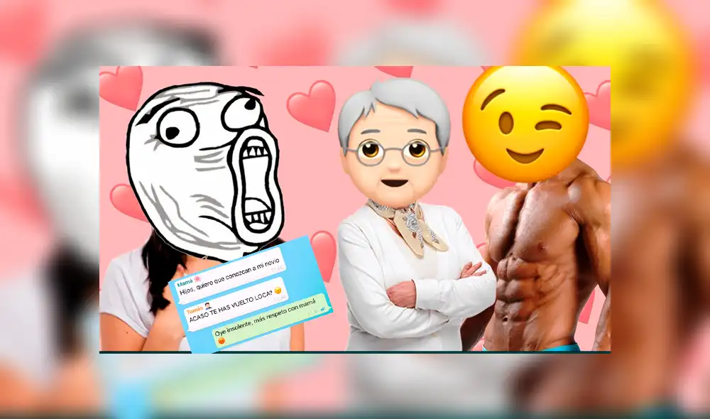 WhatsApp: Su madre le presenta a su novio menor que ella y resultó ser su ex pareja [VIDEO]
