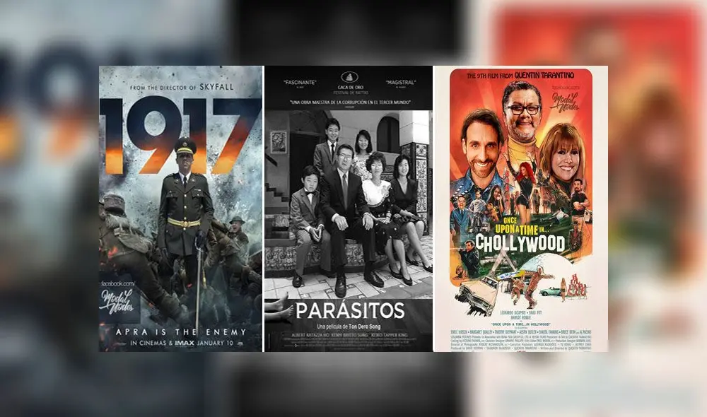 Desliza para conocer cómo recrearon las portadas de las aclamadas películas nominadas a los Oscars 2020. Foto: Facebook. Desliza para conocer cómo recrearon las portadas de las aclamadas películas nominadas a los Oscars 2020. Foto: Facebook.