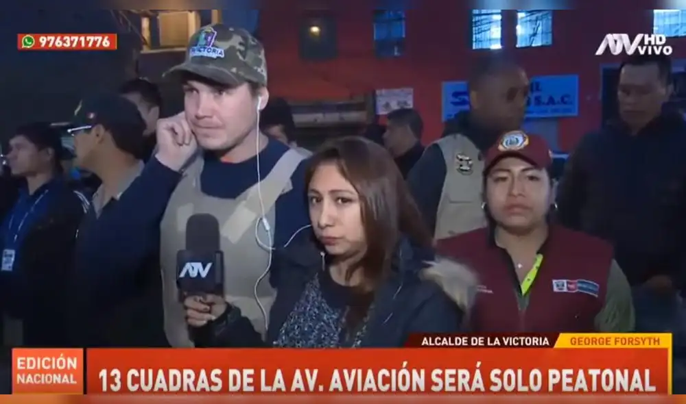 George Forsyth y su reacción tras pregunta de Leiva sobre el caso Vanessa Terkes