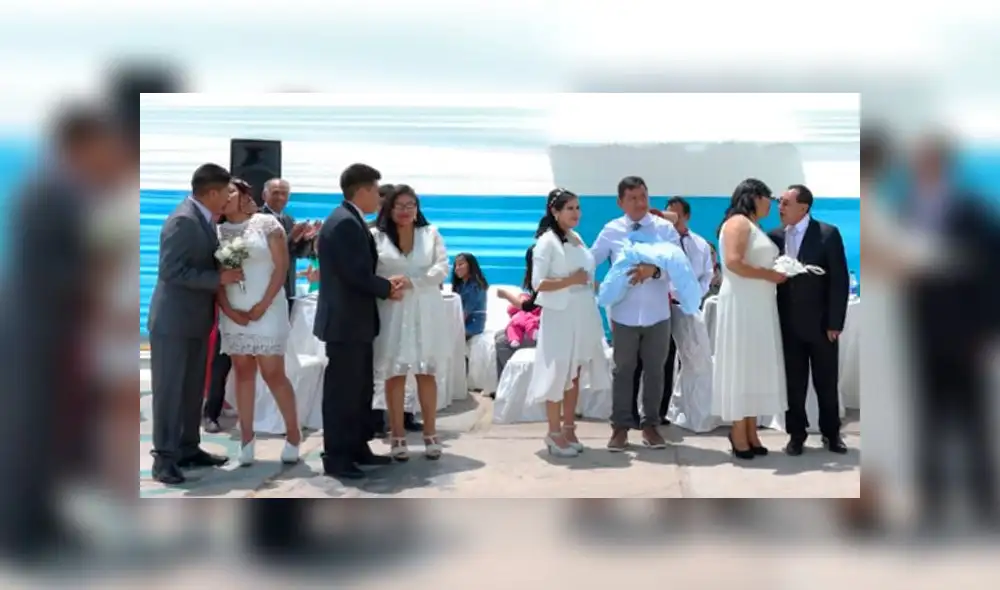 Internos se casaron en el penal de Socabaya en Arequipa [VIDEO]