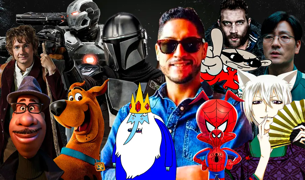 Óscar Flores, actor de voz de "The Mandalorian" revela los secretos de sus personajes en Cartoon Network y Disney previo a su llegada a Perú para la Movie Con este 12 y 13 de noviembre. Foto: composición Gerson Cardoso Rafael/Cartoon Network/Warner Bros/Disney+/Netflix/Marvel Studios/Sony/Wiki