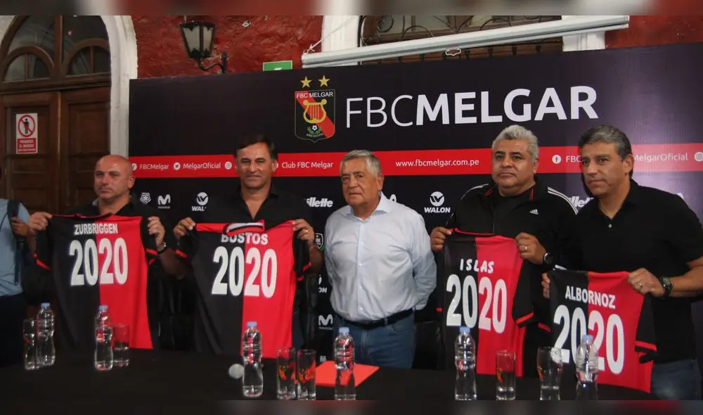 Comando técnico del FBC Melgar 2020 Comando técnico del FBC Melgar 2020