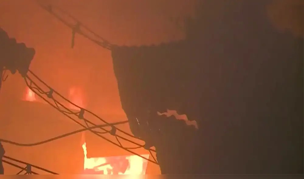 San Miguel: incendio se registró en laboratorio de productos químicos