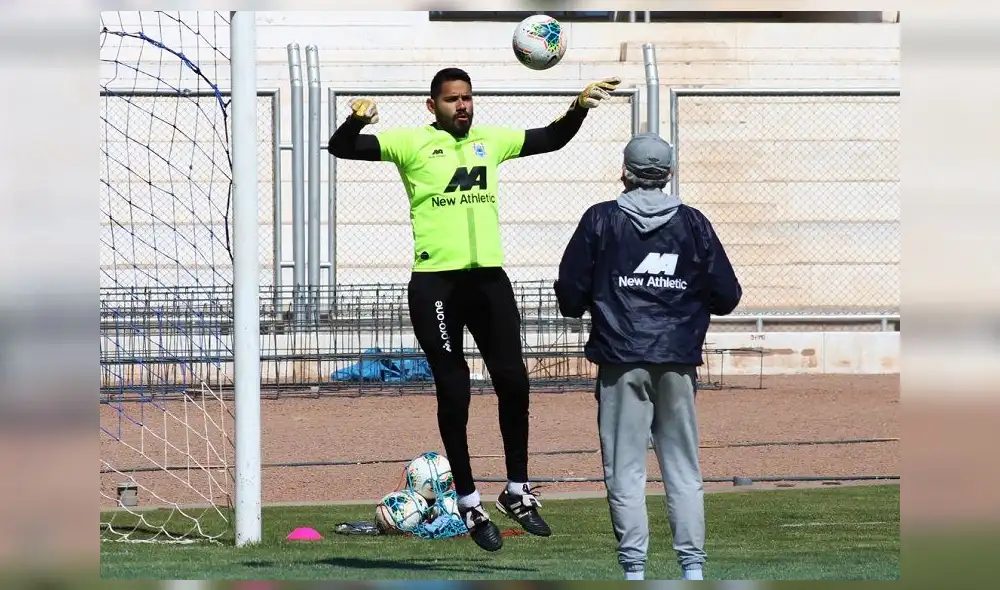 Raúl Fernández, portero de Binacional (Juliaca, Puno), se encuentra en óptimas condiciones.