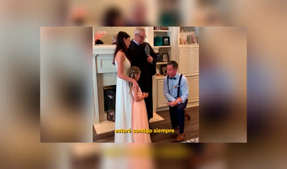 Facebook viral: padrastro le hace emotiva promesa a la hija de su futura esposa