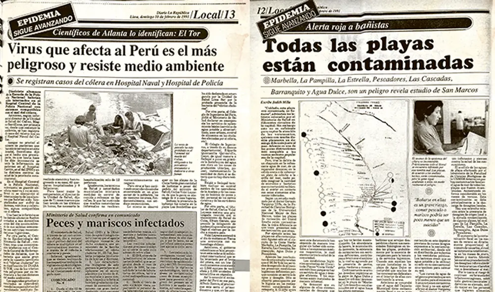 Noticias sobre el cólera