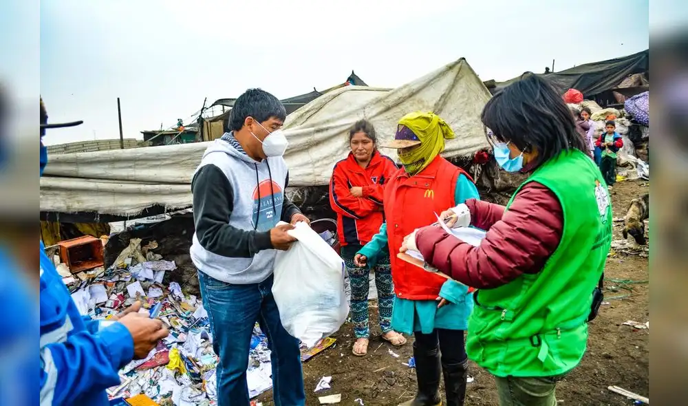 recicladores víveres