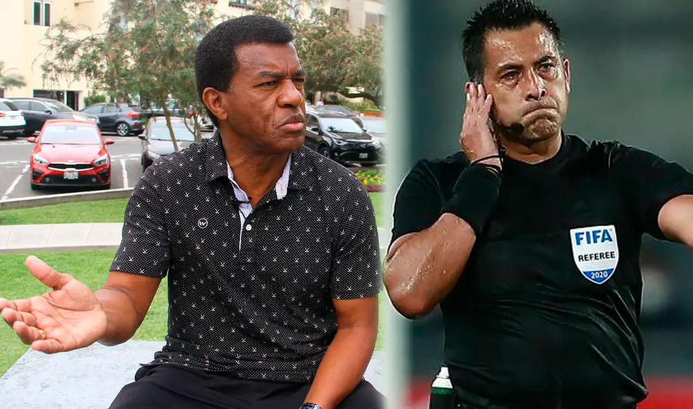 Julio César Uribe se refirió al accionar del árbitro chileno Julio Bascuñan. Foto: Composición La República