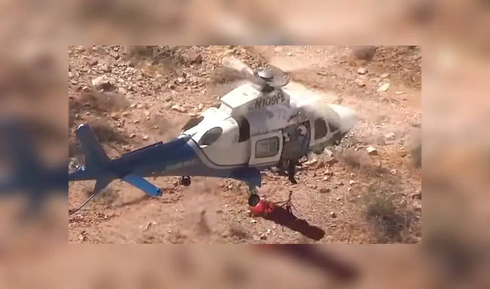Facebook viral: anciana es rescatada por helicóptero que la hace dar varias vueltas en el aire [VIDEO]