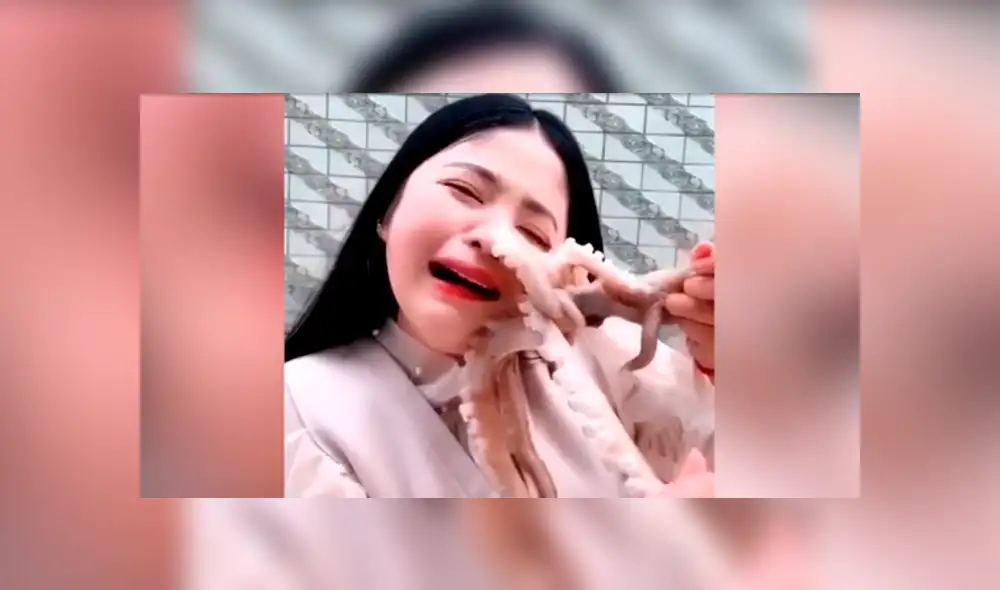 YouTube viral: chica pretendió comer un pulpo vivo y este la ataca de la peor forma [VIDEO]