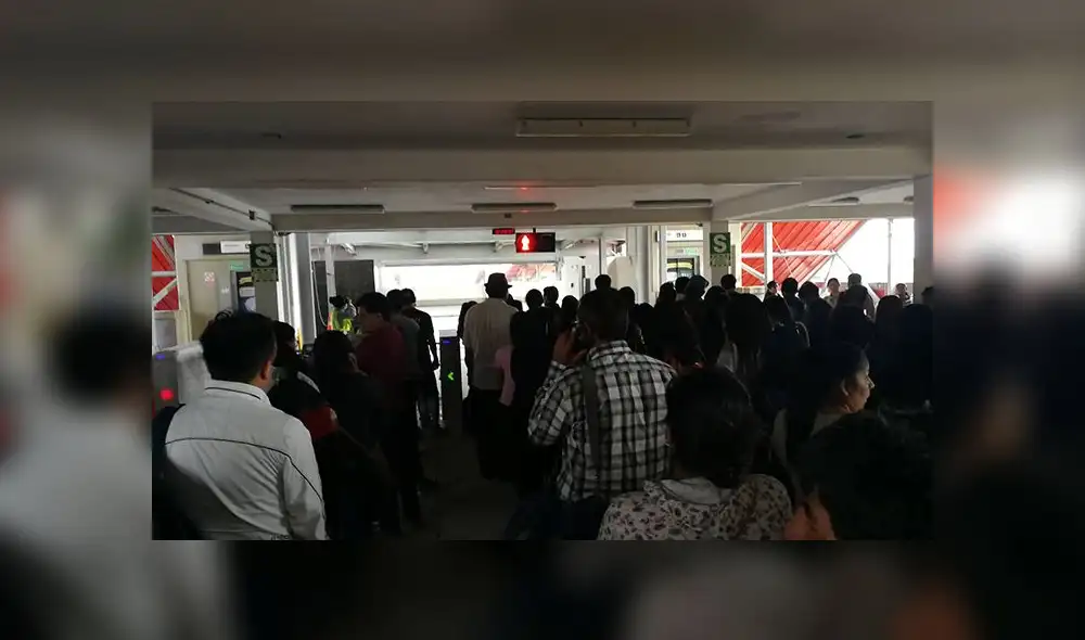 Metro de Lima: reportan fallas en el tren eléctrico [FOTOS]