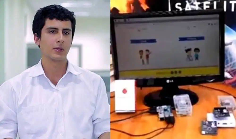 Javier Rojas, uno de los líderes del proyecto, busca el apoyo de empresas y Minedu. Foto: Cortesía.