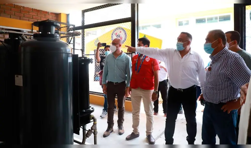 Central de oxígeno de UCI en Bagua Amazonas Central de oxígeno de UCI en Bagua Amazonas