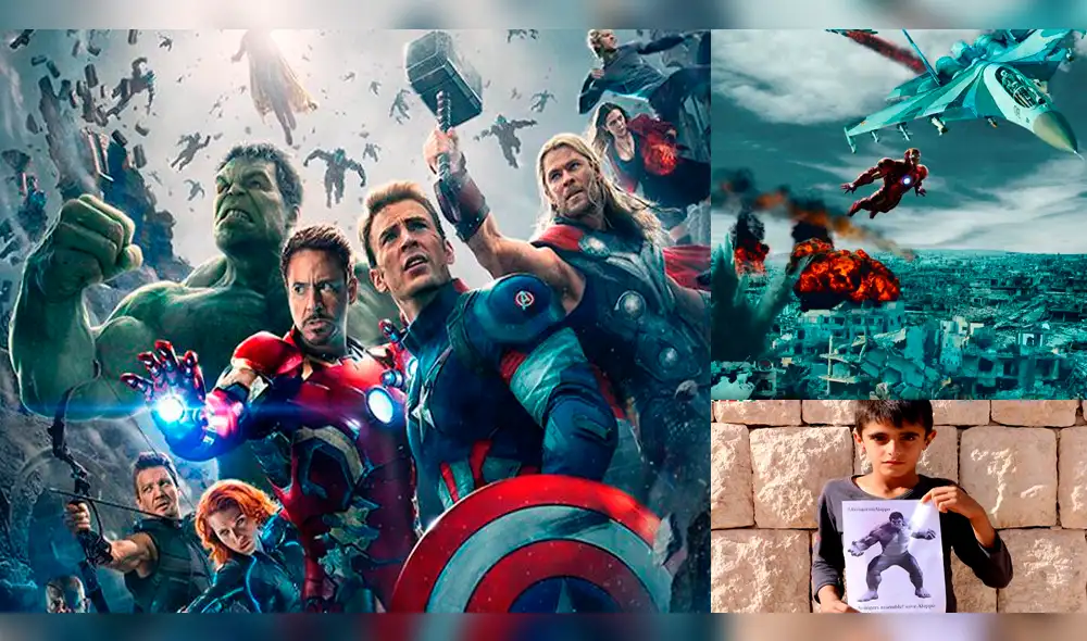 Siria: Rebeldes utilizaron a "The Avengers" en campaña contra ataques [FOTOS]