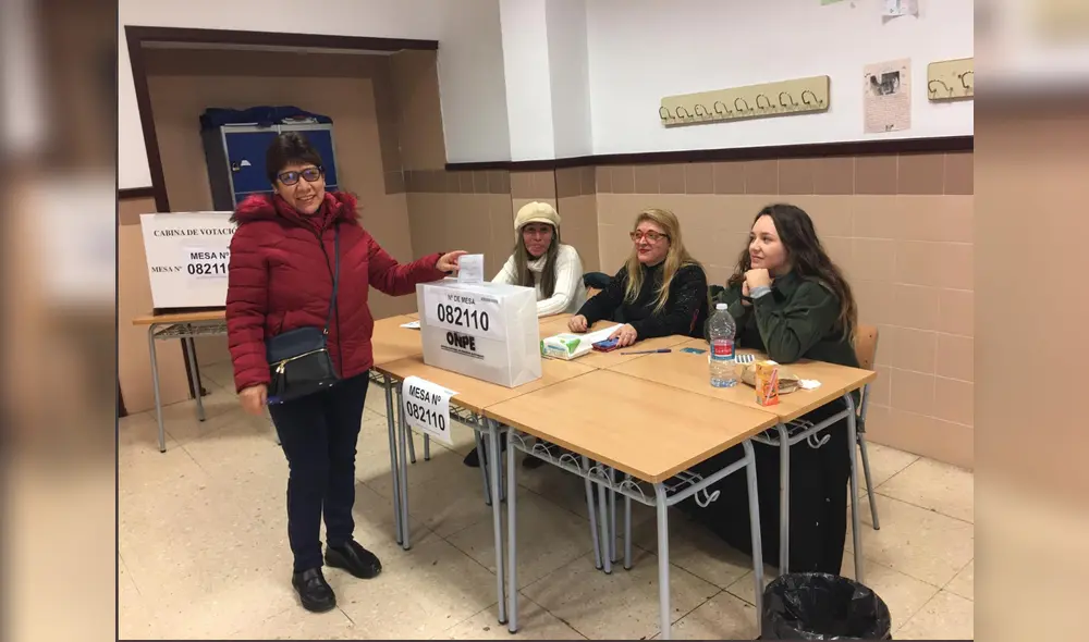 Miles de peruanos residentes en España participaron en las Elecciones Congresales 2020. (Foto: Twitter/Cancillería Perú) Miles de peruanos residentes en España participaron en las Elecciones Congresales 2020. (Foto: Twitter/Cancillería Perú)