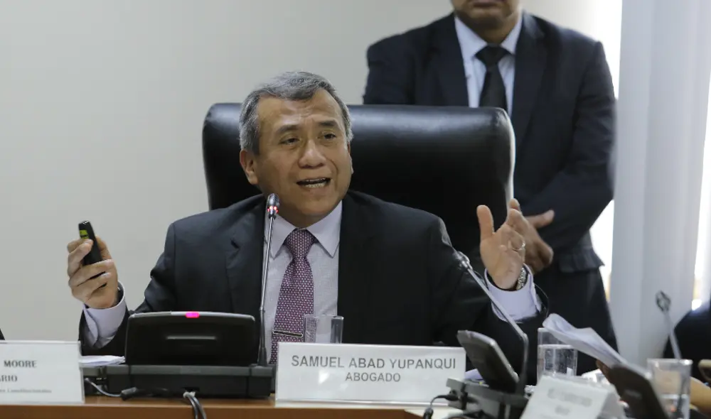 Constitucionalista Samuel Abad es, hasta el momento, el onceavo jurista que se aleja del Consejo Consultivo de la Comisión de Constitución. Foto: La República.