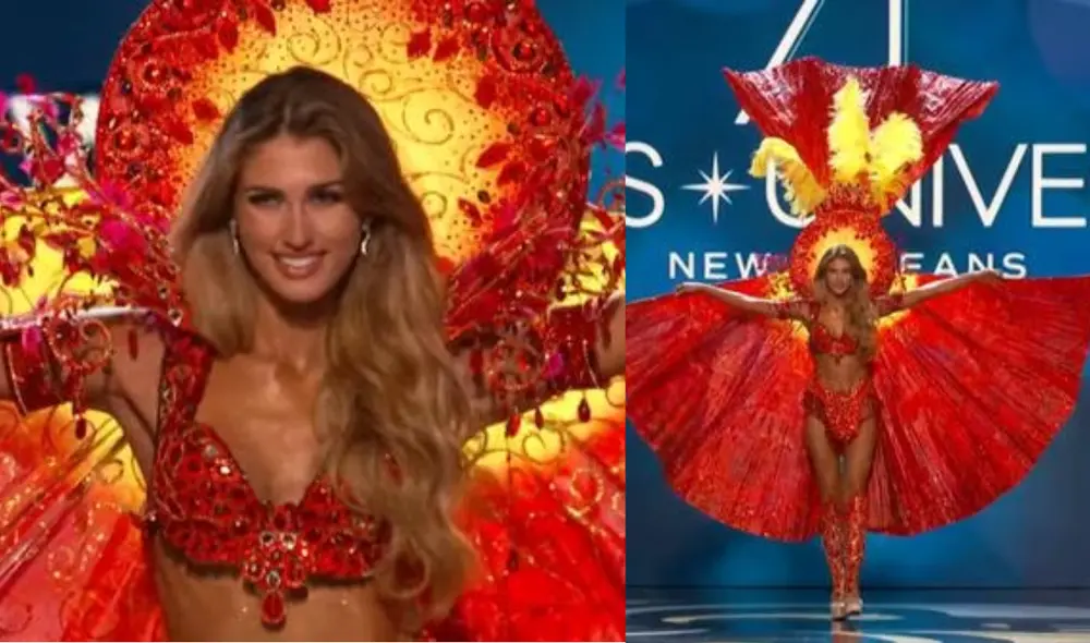 Alessia Rovegno sorprendió con su traje típico en el Miss Universo 2022. Foto: composición LR/ captura del Miss Universo Alessia Rovegno sorprendió con su traje típico en el Miss Universo 2022. Foto: composición LR/ captura del Miss Universo