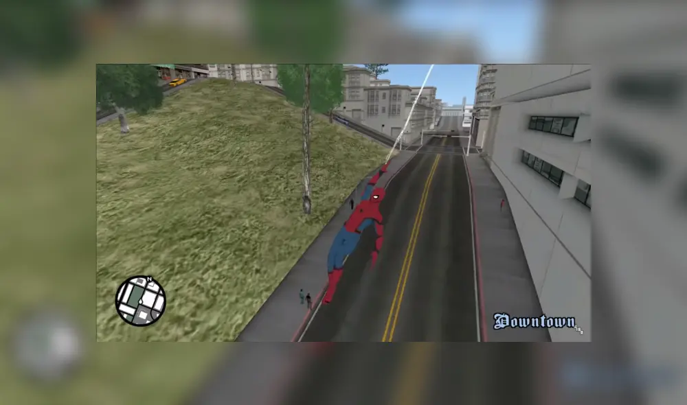 GTA San Andreas ya no tiene nada que envidiarle a Marvel’s Spiderman PS4. Mod lleva la misma fluidez al videojuego del 2004.